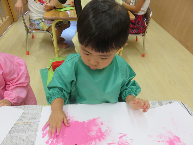 ペタペタ上手👏💕