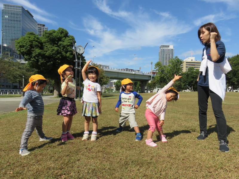 かけっこがんばるぞ〜！