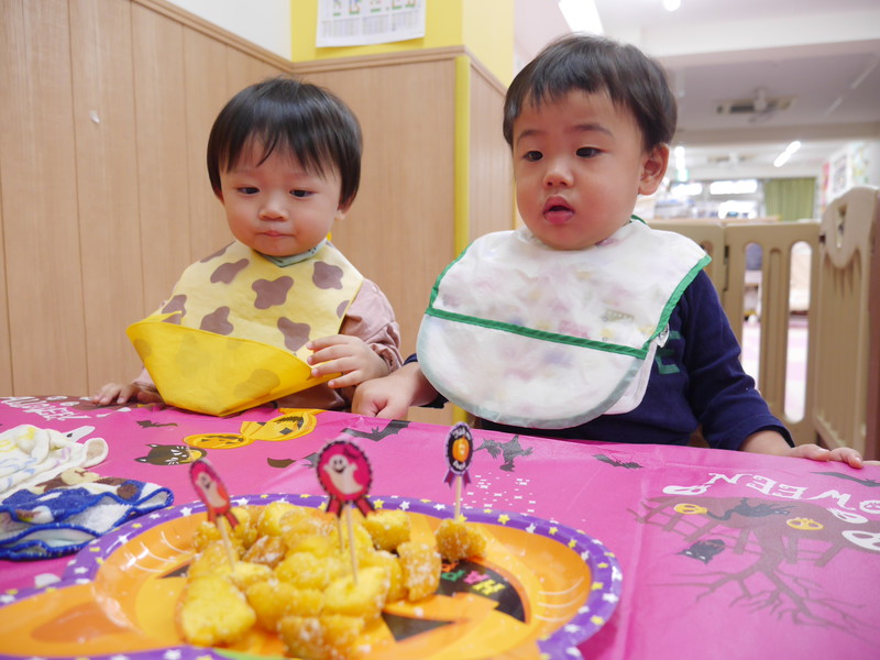 ハロウィンおやつに釘付け♡