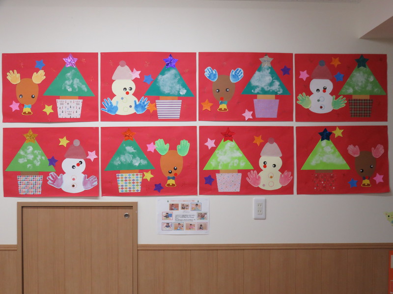 ひよこ組１２月壁面制作