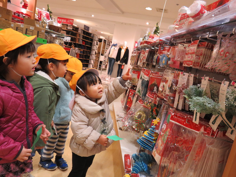 うさぎ・ぱんだ組でお買い物♪