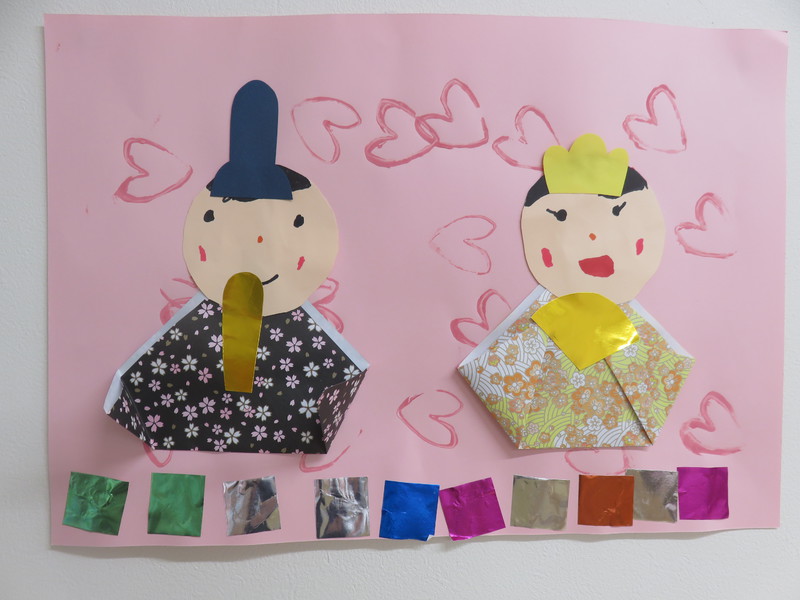 うさぎ・ぱんだ組３月壁面