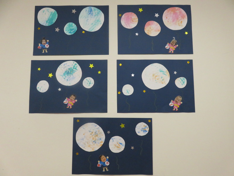 ひよこ組8月壁面制作