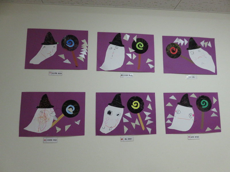 10月うさぎ組壁面制作