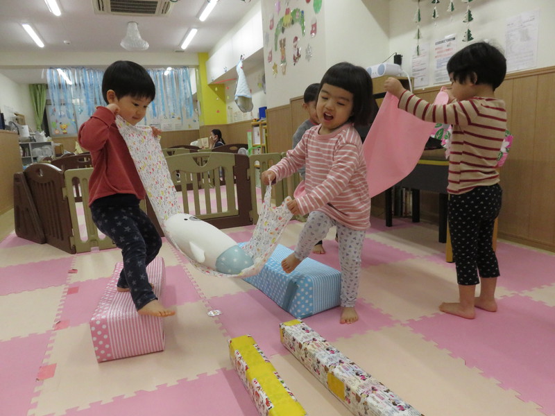 仲良く運ぶよ♪