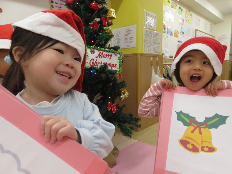 クリスマスカード遊び♡