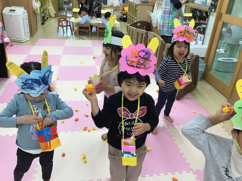 おにはそと〜！