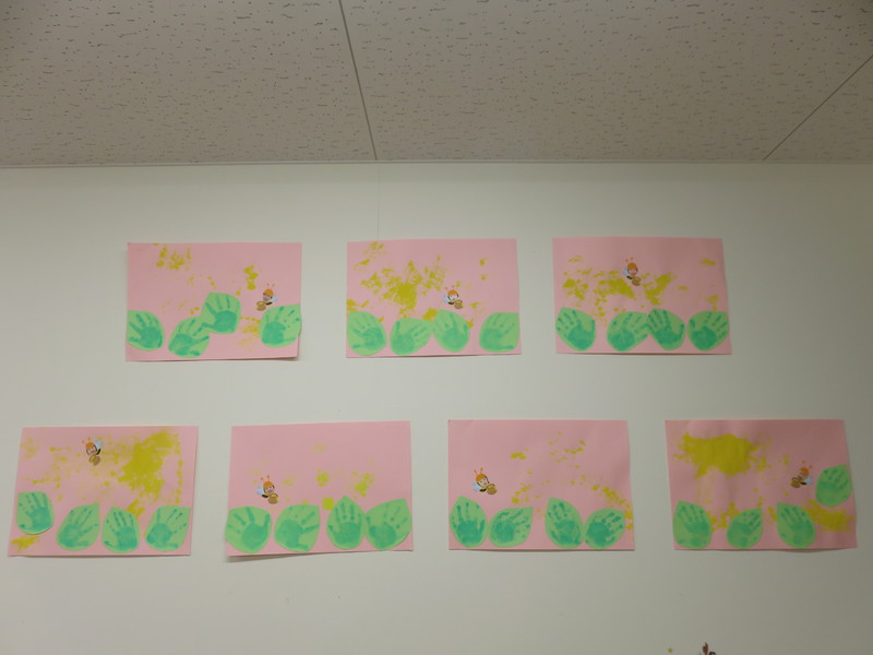 3月ひよこ組壁面制作