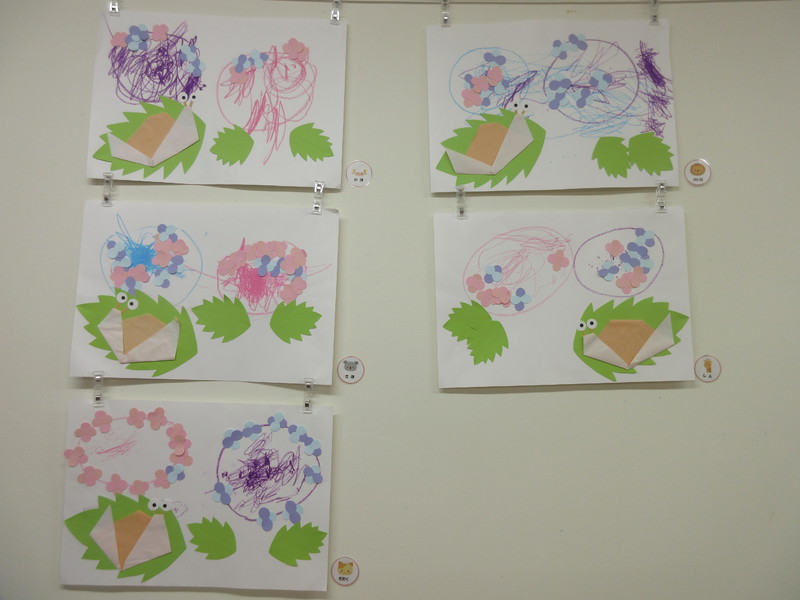 ２歳児６月壁面制作