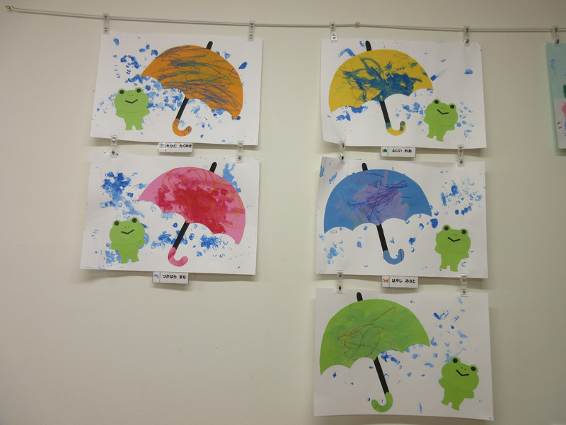 １歳児６月壁面制作