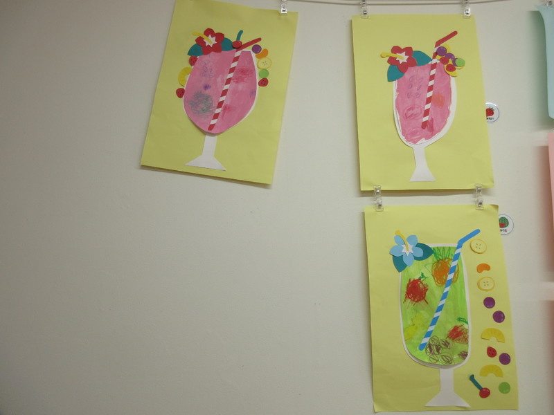 ３歳児7月壁面制作