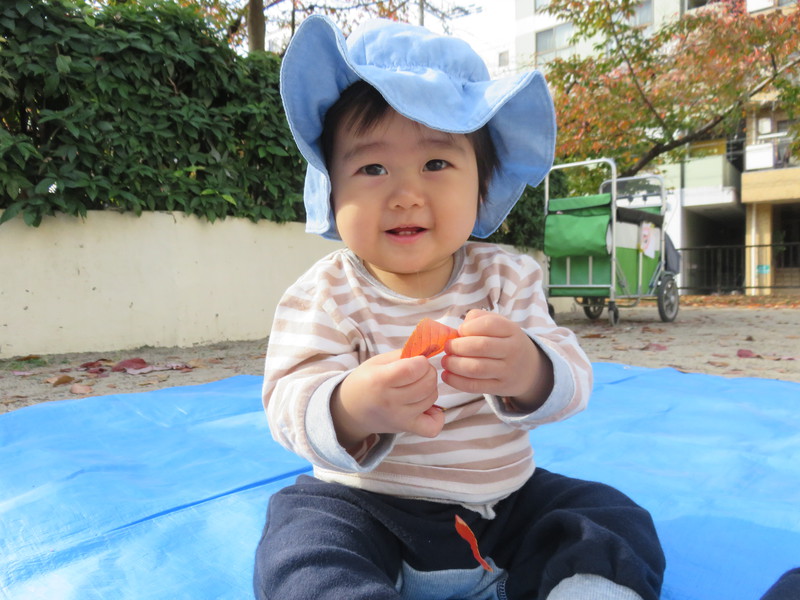 お外気持ちいいね！