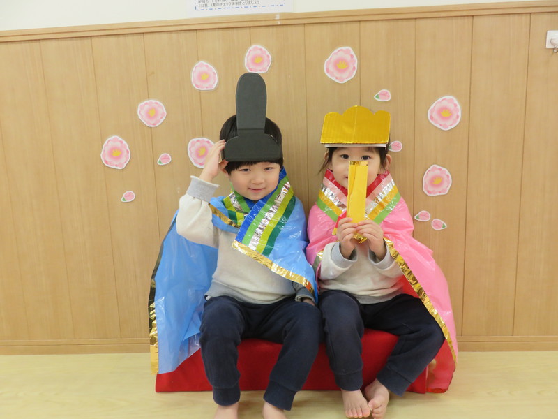 お内裏様とお雛様！