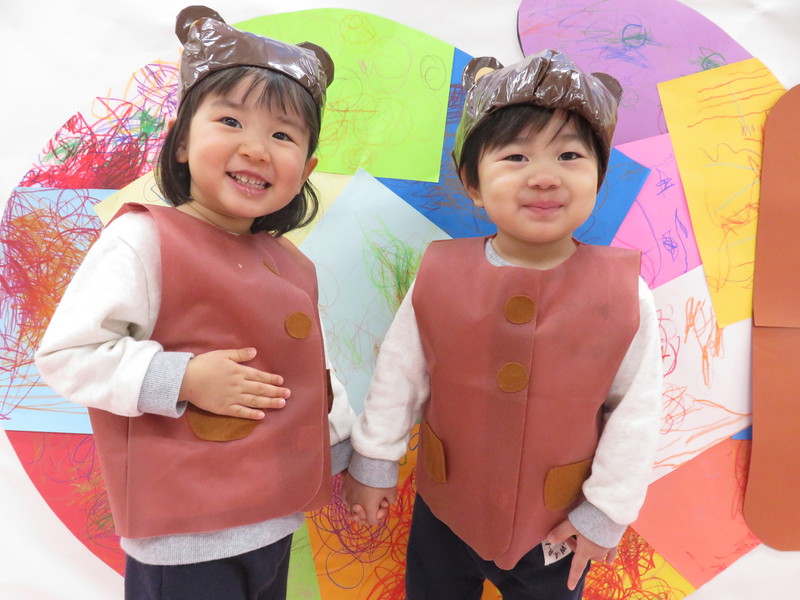 仲良しくまさん♪