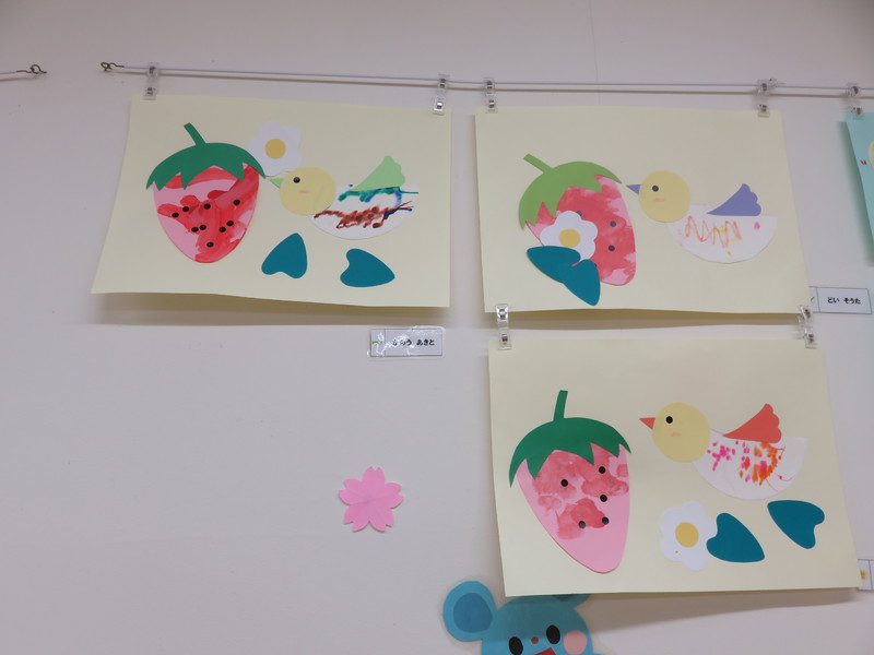 りす組５月壁面制作