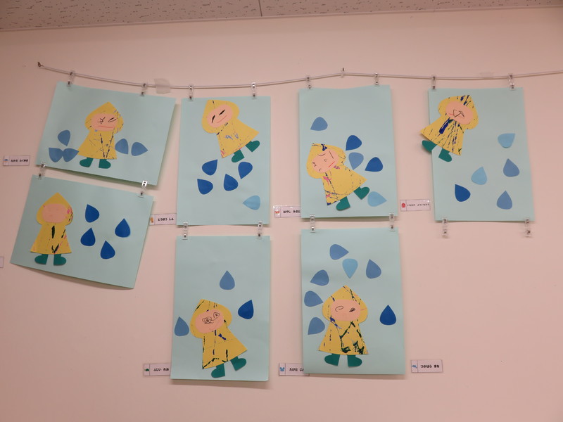 うさぎ・ぱんだ組5月壁面制作