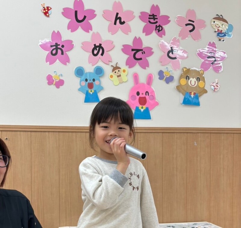 進級式のインタビュー🎤✨