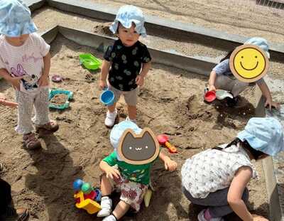  お砂場遊び😊