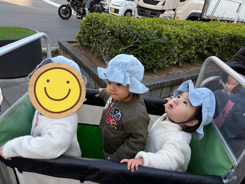 お散歩にレッツゴー！