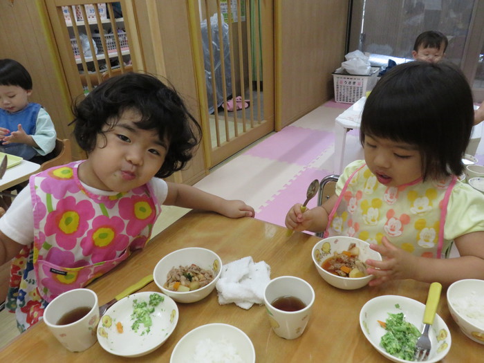 バジルソースおいし〜♡