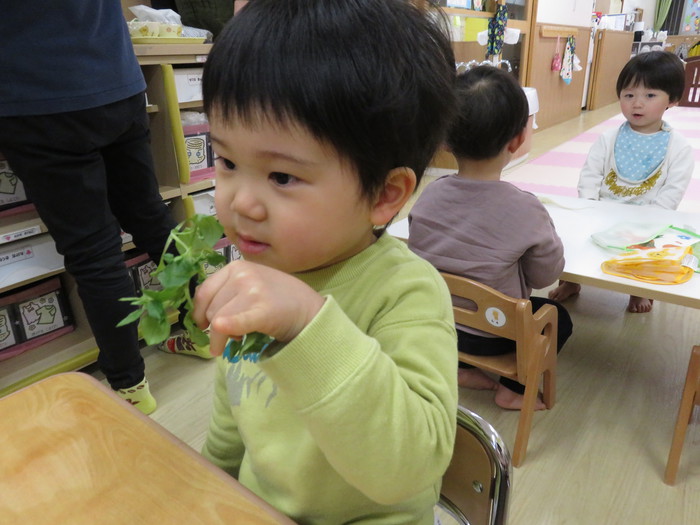 どんな匂いかな〜?♬